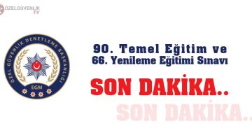 Son dakika.. 90 temel eğitim 66. yenileme sınavına ilişkin duyuru!!