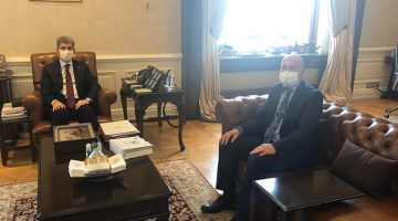 Güvenlik-İş Sendikası İçişleri Bakan Yardımcısı İNCE’yi ziyaret etti