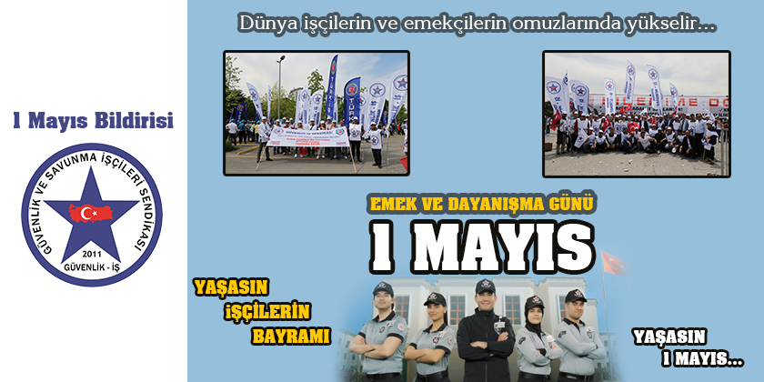 Güvenlik-iş sendikasından 1 Mayıs bildirisi