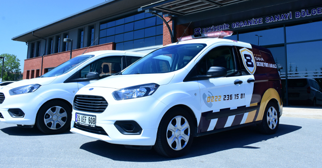 Eskişehir OSB’nin saha denetim araçları hizmete girdi