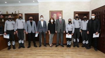Pandemide özveri ile çalışan özel güvenlik görevlilerine teşekkür edildi