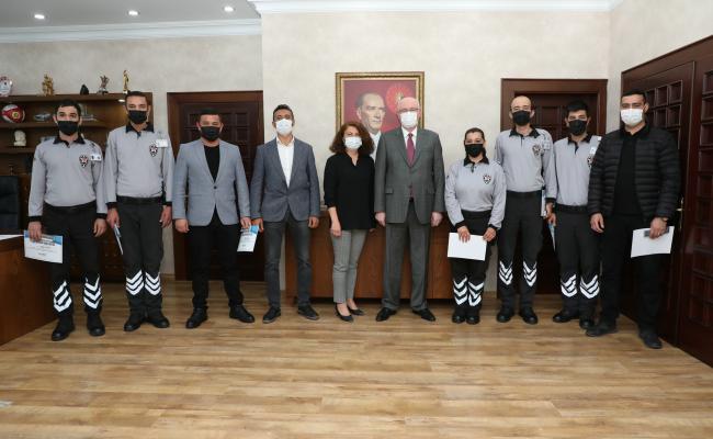 Pandemide özveri ile çalışan özel güvenlik görevlilerine teşekkür edildi