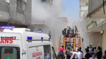 Özel güvenlik personelinin evi çıkan yangında kül oldu!