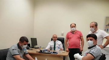 Hasta yakınları özel güvenlik görevlilerine saldırdı