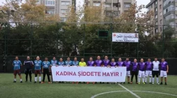 Güvenlik Gücü takımı ”Kadına şiddete hayır’ mesajı verdi