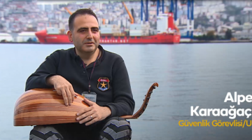 Özel güvenlik görevlisinin sanatı sınırları aştı