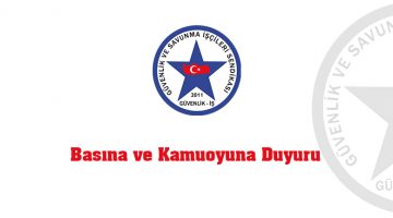 Güvenlik-İş Sendikası ”Sendikal rekabet ayrı bir konudur, İşçiye ihanet ayrı bir konudur”