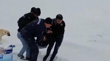 Elazığ’da donmak üzere olan özel güvenlik görevlisi son anda kurtarıldı…