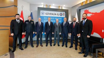 EGM Özel Güvenlik Denetleme Başkanı Suat Çelik’ten Güvenlik İş Sendikasına Ziyaret