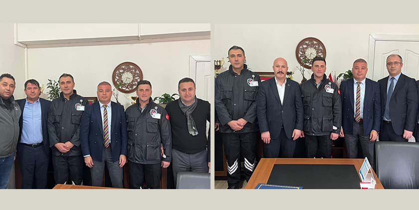 Hırsızlığı önleyen TCDD özel güvenliklere teşekkür belgesi verildi