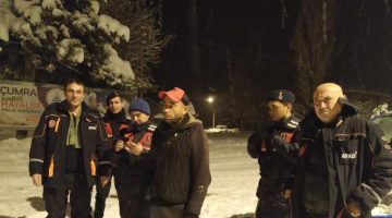 Kar ve tipi nedeniyle 6 gün mahsur kalan özel güvenlik işçisini AFAD ekipleri kurtardı