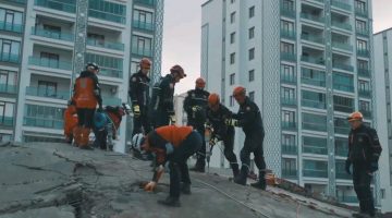 Dev tatbikata katılım sağlayan özel güvenlik görevlisine Özel Güvenlik TV ulaştı