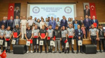KAAN Projesi’nde başarı gösteren güvenlik personeline ödül
