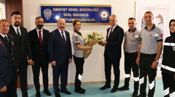 Özel Güvenlikler, EGM Özel Güvenlik Denetleme Başkanını Ziyaret Etti