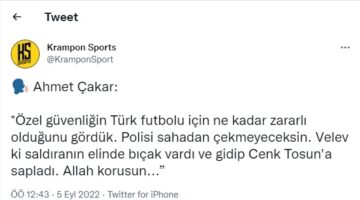 Ankaragücü-Beşiktaş Maçının Güvenliğini Sağlayan NY Güvenlik’ten Açıklama