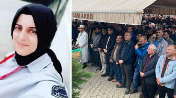 Rize’de motorlu testerenin üzerine düşüp, vefat eden Elif toprağa verildi