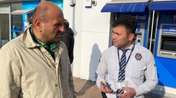 100 bin liralık telefon dolandırıcılığını banka güvenlik görevlisi engelledi