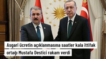 Mustafa Destici asgari ücret ile ilgili rakam verdi
