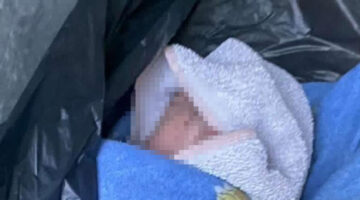 Çöp poşeti içinde apartman girişine bırakılan yeni doğmuş bebeği güvenlik görevlisi buldu