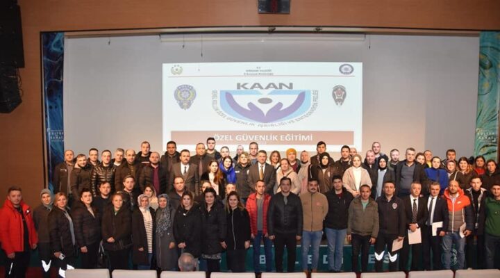 Özel güvenlik görevlilerine eğitim
