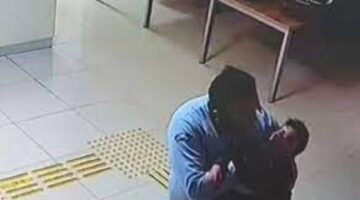 Nefes Borusuna Cisim Kaçan Çocuğu Özel Güvenlik Görevlisi Kurtardı