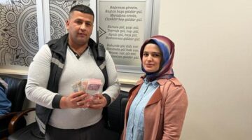 Özel güvenlik görevlisi bulduğu 27 bin lirayı depremzede olan sahibine ulaştırdı