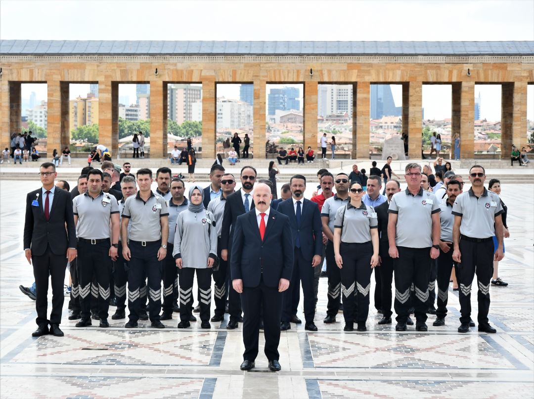 ‘Özel Güvenlik Haftası’nda Özel Güvenlikler Anıtkabir’i Ziyaret Etti