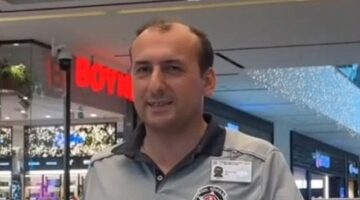 Rize’de Arap turistleri karşılayan güvenlik görevlisi gündem oldu