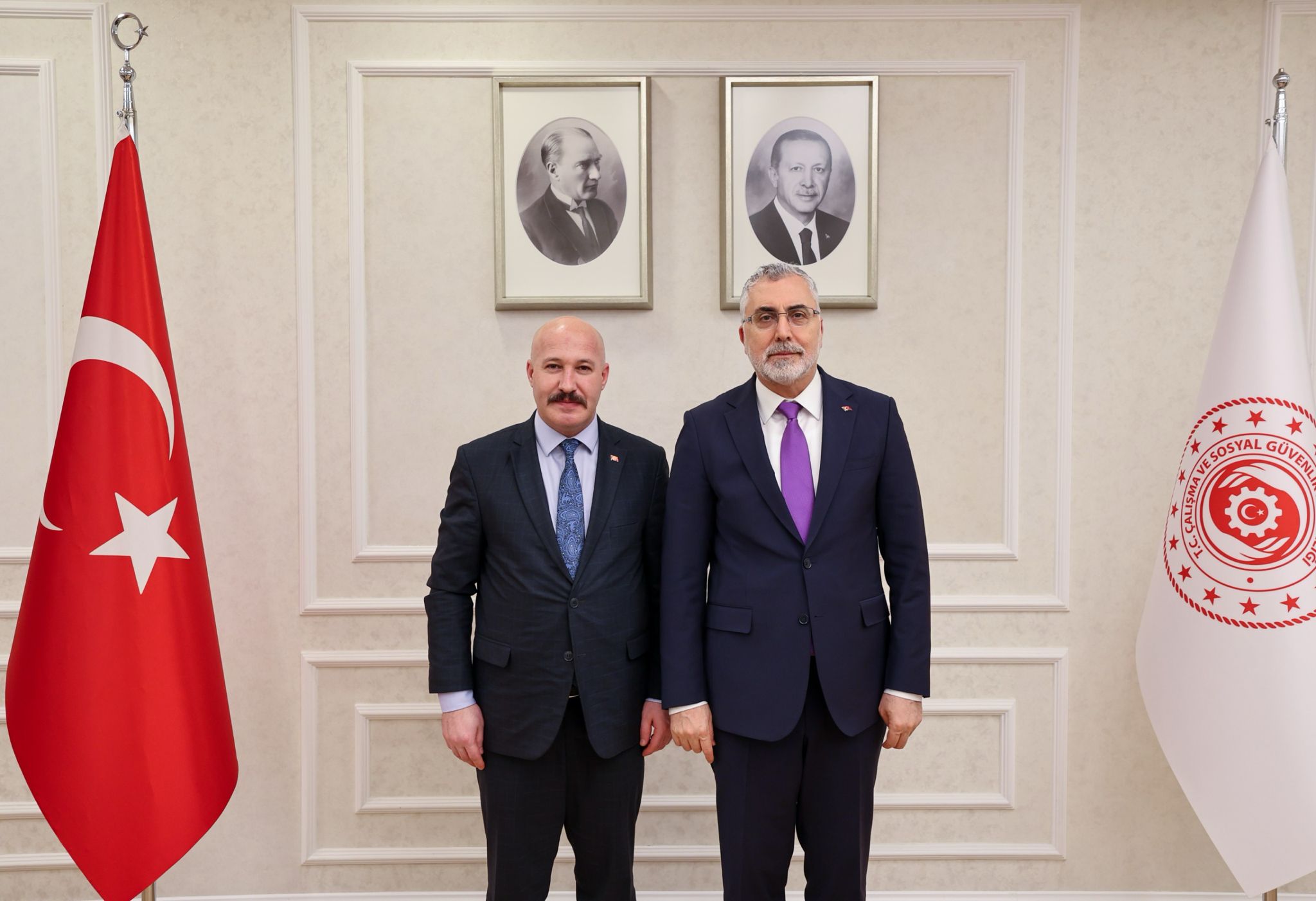 Güvenlik-İş Sendikası Bakan Işıkhan ile Görüştü