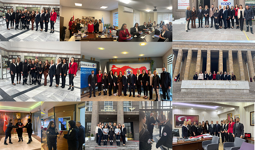 Güvenlik-İş Sendikası, 8 Mart’ta Kadın Özel Güvenliklere Ziyaretlerde Bulundu