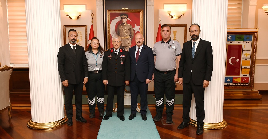 Güvenlik-İş Sendikasından Jandarma Genel Komutanı Çetin’e Ziyaret