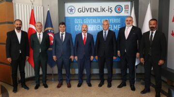 EGM Özel Güvenlik Denetleme Başkanı Suat Çelik Ve Sektör Temsilcilerinden Güvenlik-İş Sendikasını Ziyaret Etti