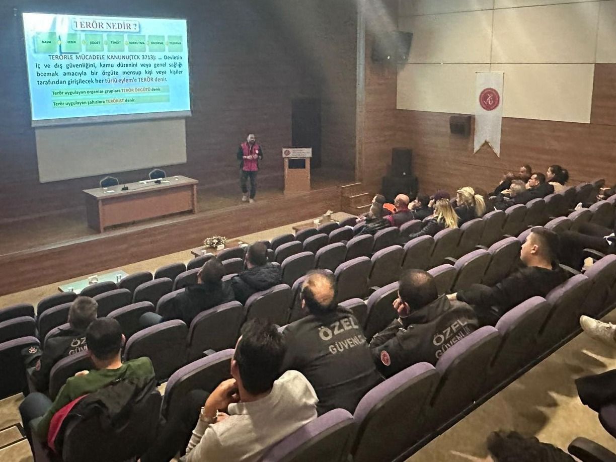 Özel Güvenlik Görevlilerine Terörle Mücadele Eğitimi