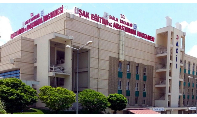 Uşak Eğitim ve Araştırma Hastanesi’nde hasta yakını özel güvenlik görevlisini bıçakladı!