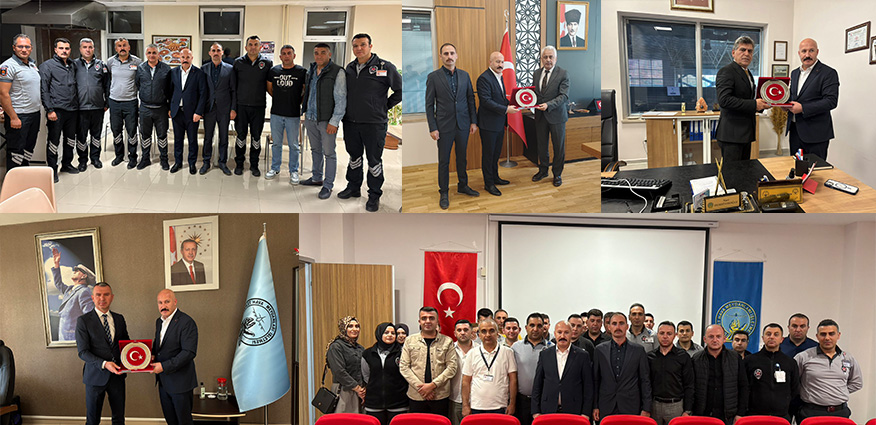 Güvenlik-İş, Tokat ve Amasya Havalimanlarında Özel Güvenlik Görevlileriyle Bir Araya Geldi