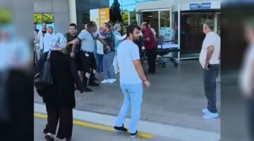 Samsun’da hastane önünde gerginlik!
