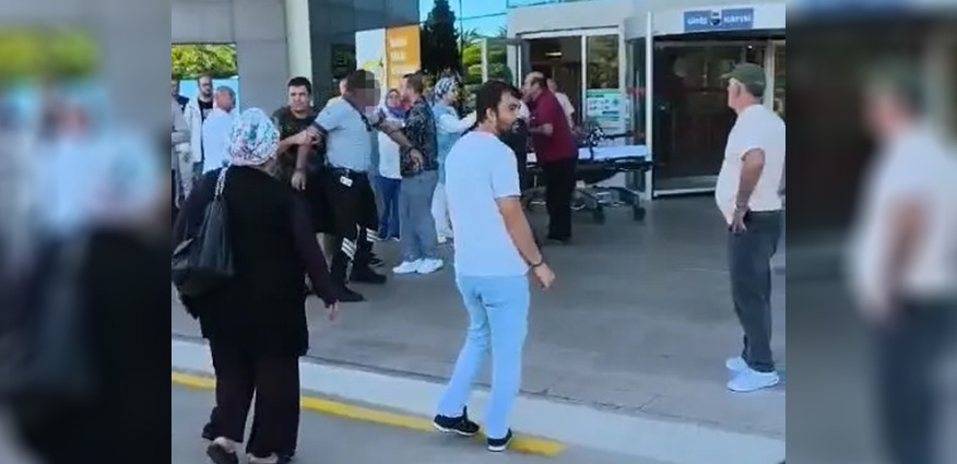 Samsun’da hastane önünde gerginlik!