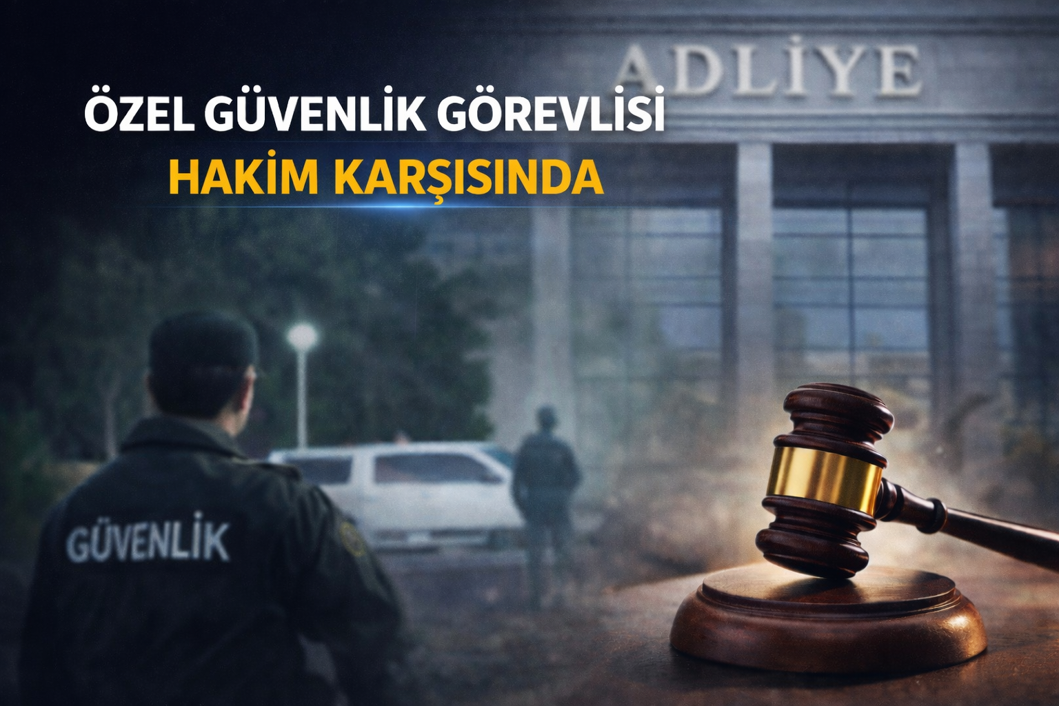 Mesai arkadaşlarını silahla yaralayan özel güvenlik görevlisi hakim karşısına çıktı