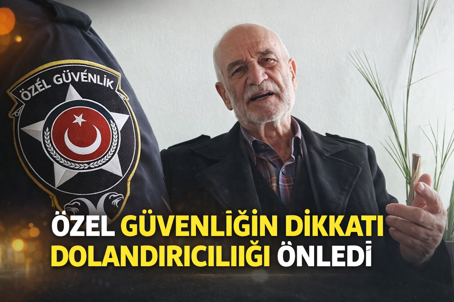 Özel Güvenlik Fark Etti, Emekli Öğretmen Dolandırılmaktan Kurtuldu