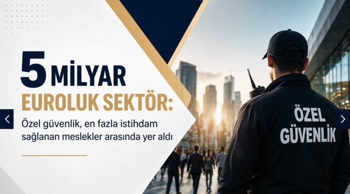 5 milyar euroluk sektör: Özel güvenlik, en fazla istihdam sağlanan meslekler arasında yer aldı