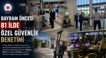 Kurban Bayramı Öncesi 81 İlde Özel Güvenlik Denetimi Başlatıldı