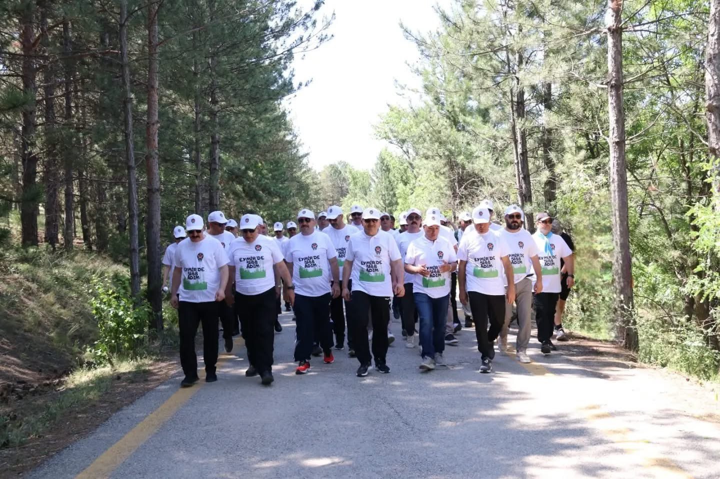 Özel Güvenlik Haftası kapsamında Eymir Gölü’nde 5188 adımlık yürüyüş düzenledi