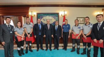 Bursa’da Özel Güvenlik Haftası’nda 6 Özel Güvenlik Görevlisi Onurlandırıldı